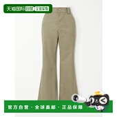 香港直邮Balenciaga 喇叭有机棉长裤 巴黎世家 修身 女士 1h可退