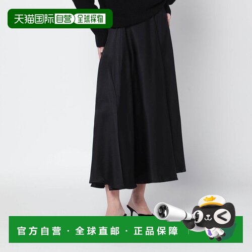 1h可退 香港直邮ANINE BING 女士 CHRISTINA SILKBLEND 黑色中长