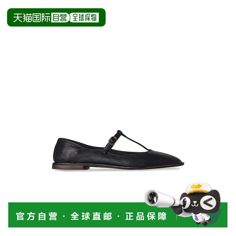 1h可退 香港直邮The Row 女士 方形T型带平底鞋 F1599SL3单鞋