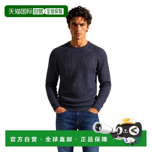 欧洲直邮GUESS 男士针织衫 M6BR23Z1373FJGK AW2026 黑色 NESTOR