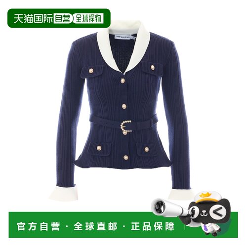 香港直邮SELF-PORTRAIT 女士外套 131CNAVY AW202【付后1h可退】