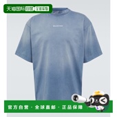 徽标棉质针织T恤男装 1h可退 男士 巴黎世家 香港直邮Balenciaga