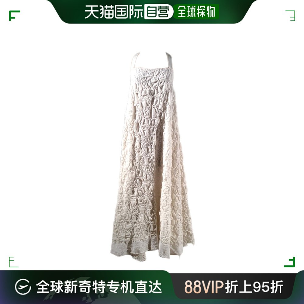 香港直邮Marc Le Bihan 褶皱吊带式连衣裙 2125ECRU 女装/女士精品 连衣裙 原图主图