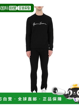 香港直邮Versace 黑色GV Signature 圆领套衫 A85006A232493A1008