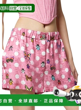 香港直邮Versace 圆点印花短裤 10112911A08211休闲裤