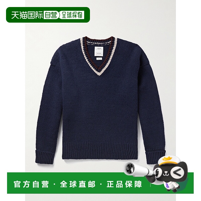 1h可退 香港直邮Visvim 维斯维木 男士 学院风羊毛毛衣 012520501
