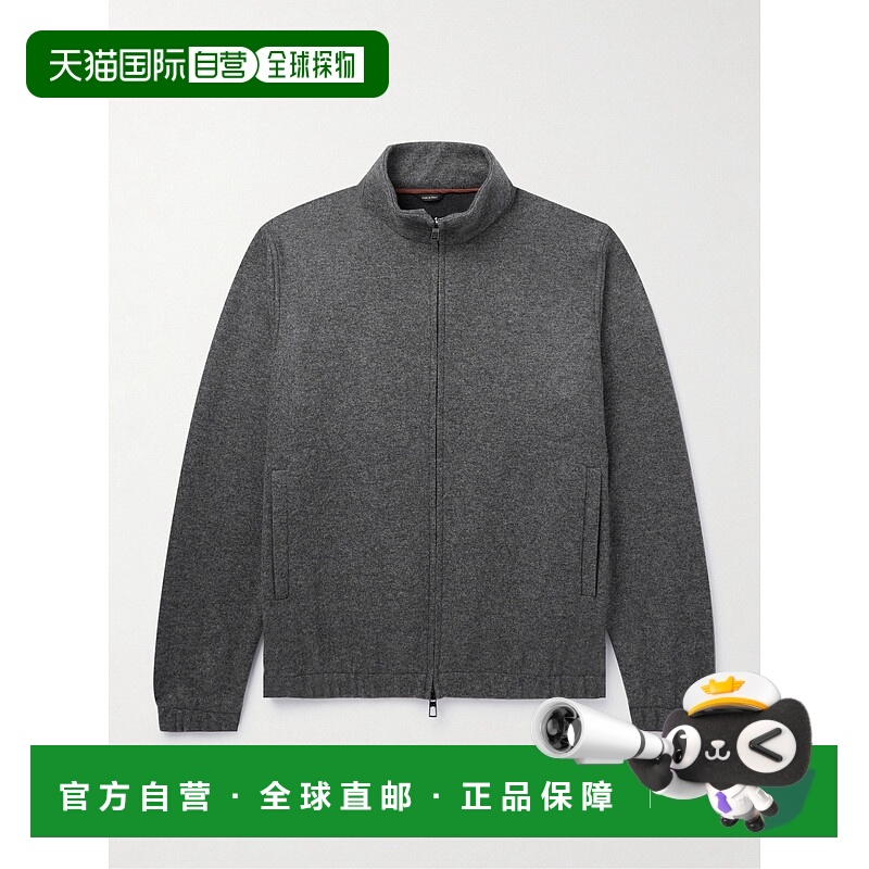 1h可退 香港直邮Loro Piana 诺悠翩雅 男士 羊绒混纺拉链毛衣 FAL