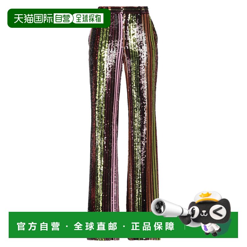 1h可退 香港直邮Dsquared2 二次方 女士 喇叭裤子 black黑色 舒适