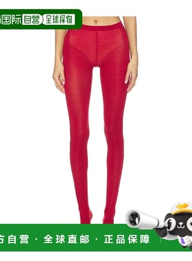 1h可退 香港直邮Wolford 女士 美利奴羊毛连裤袜 11310 red红色