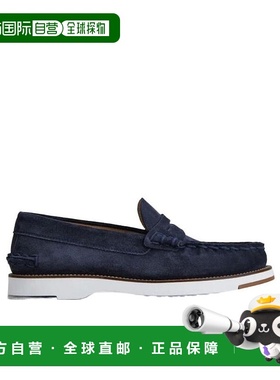 香港直邮Tod's 海军蓝色徽标男鞋休闲商务鞋 XXM02G0EG80RE0