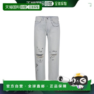 腰带环牛仔裤 香港直邮Golden Brand Deluxe GMP01186.P000 Goose