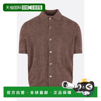 香港直邮Brunello Cucinelli 布内罗 古奇拉利 男士 短袖针织衬衫