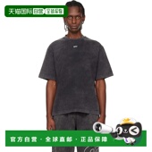 OMAA1 男士 香港直邮off 1h可退 Stamp white OFF T恤 黑色 Skate