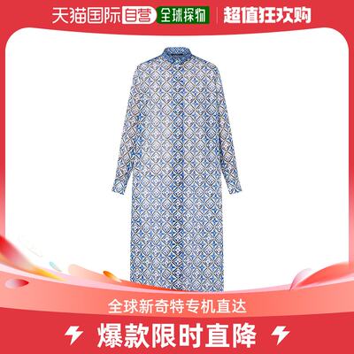 欧洲直邮LOUIS VUITTON/路易威登  Robe chemise longue à motif