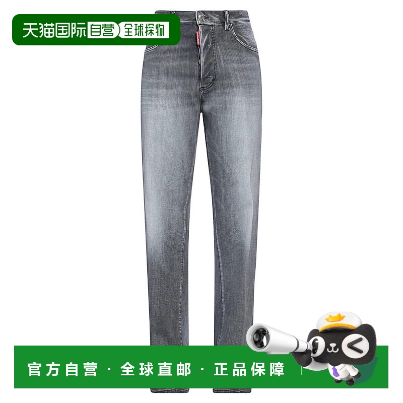1h可退 香港直邮Dsquared2 二次方 女士 牛仔长裤 black黑色 舒适