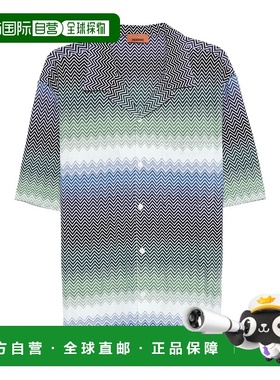 香港直邮Missoni 锯齿形图案男装衬衫 US25SJ0JBR010V
