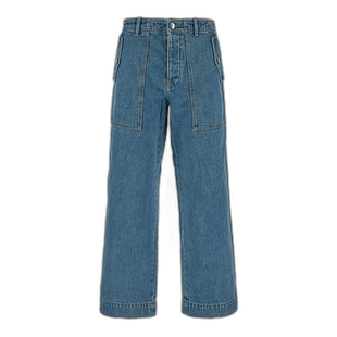 1h可退 欧洲直邮MAISON KITSUNÉ 男士牛仔裤MM01113WW5023P413