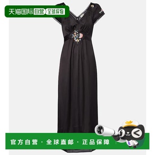 花朵缎面长款 Carey 连衣裙长裙 女士 香港直邮RIXO