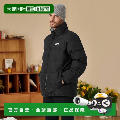 欧洲直邮Helly Hansen 男士黑色聚酯Yu23双面羽绒服海丽汉森