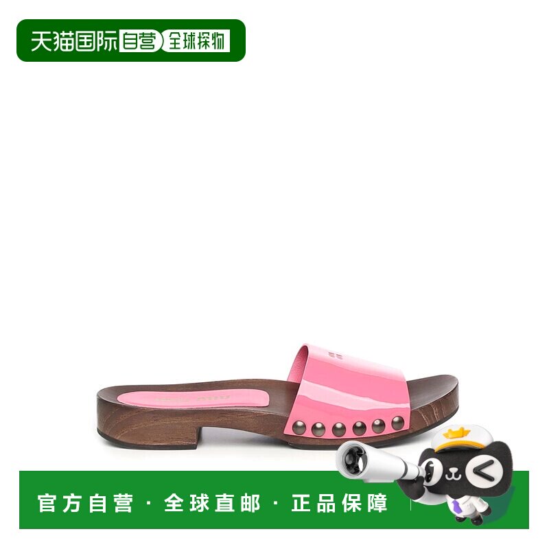 1h可退 香港直邮MIU MIU 女士高跟鞋 5Z425E069F0638 AW2025 浅棕