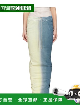 香港直邮Rick Owens Drkshdw 抽绳半身裙 DS01E3332SDDE包臀裙