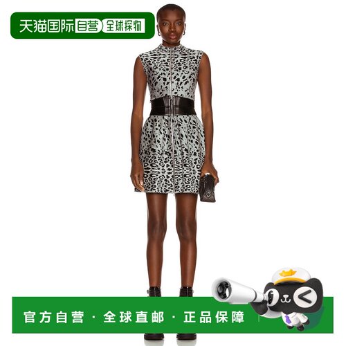 1h可退香港直邮Alaia 女士 无袖迷你包臀裙连衣裙 AA9R2184CM649