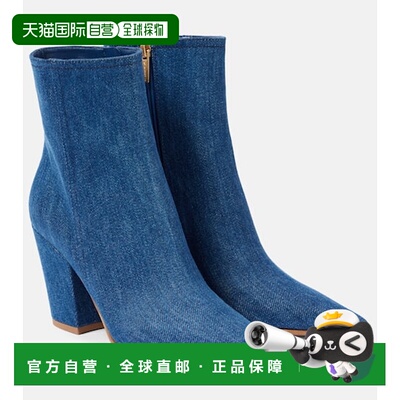 香港直邮Gianvito Rossi 吉安维托 罗西 女士 Keinna 85 牛仔布短