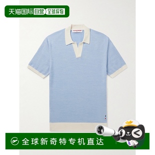Brown Horton 香港直邮Orlebar 男士 28003 修身 羊毛棉混纺Polo衫