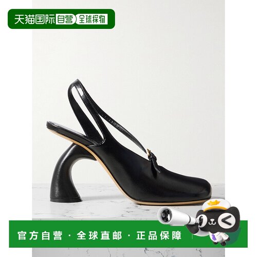 1h可退 Dries Van Noten 德赖斯 范诺顿 女士 皮质露跟浅凉鞋拖鞋