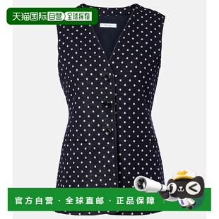 香港直邮MaxMara 麦斯玛拉 女士 波尔卡圆点针织背心
