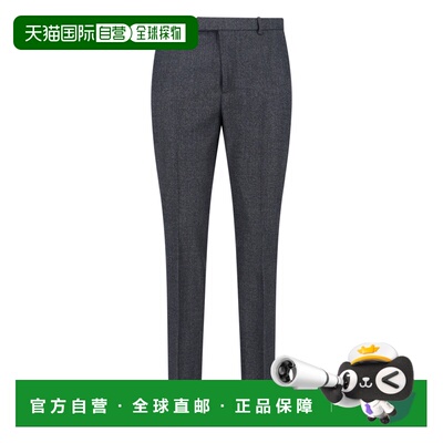 香港直邮Gucci 古驰 男士 羊毛花线长裤 850333Z7AXC直筒裤