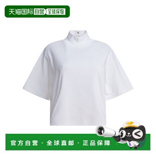 香港直邮Alaia 女士 高领T恤 AA9I0007J068B white白色 舒适时尚