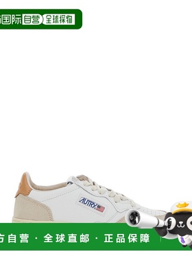 1h可退 香港直邮AUTRY 女士 'Medalist' Blend 白色低帮带Logo拼