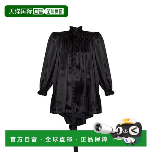 1h可退 欧洲直邮BALENCIAGA 女士衬衫 831650TMN091000 SS2025 黑