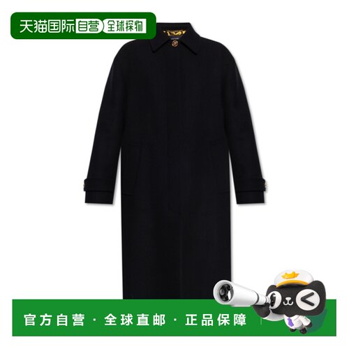 香港直邮Versace 单排扣大衣 10203111A15379羊毛范思哲