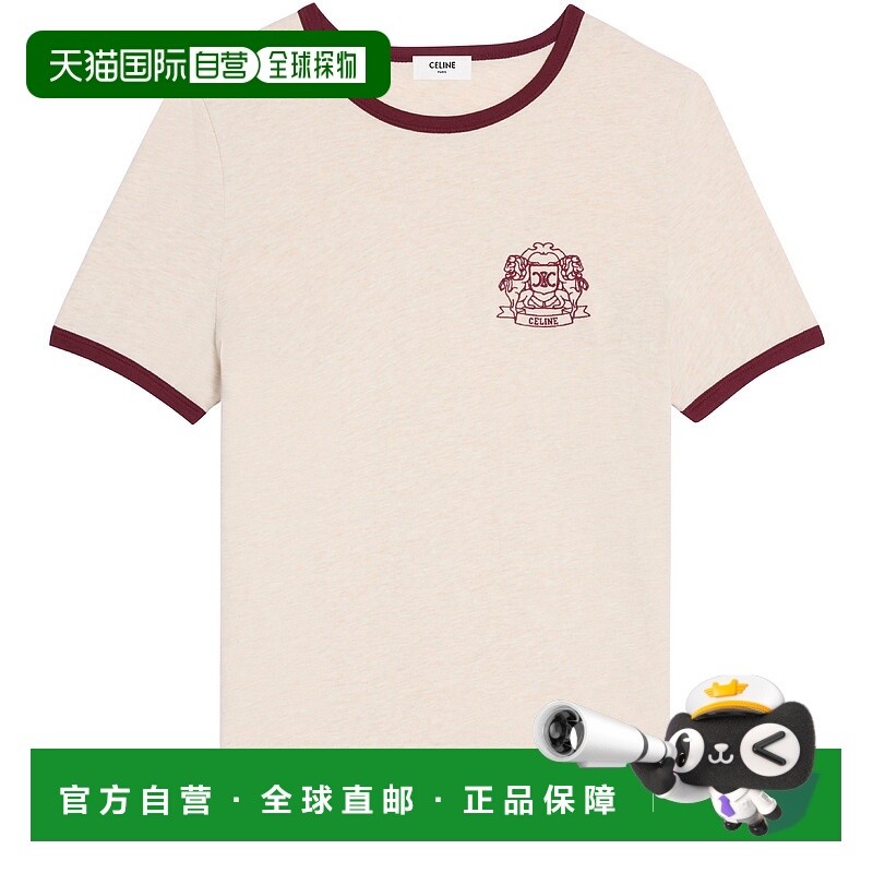 1h可退 欧洲直邮CELINE 赛琳 思琳 25秋冬  CELFKAVMBEI 女士 短T