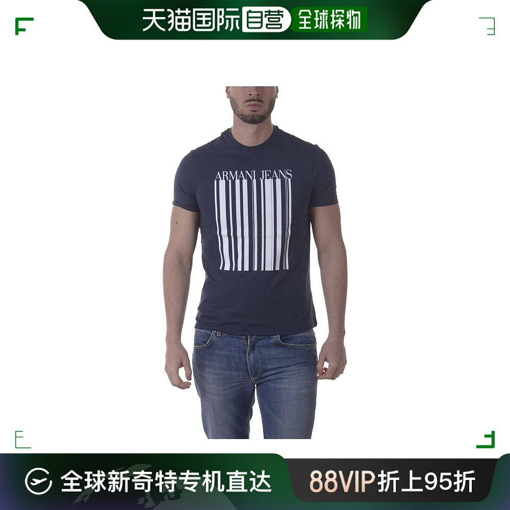 香港直邮Armani Jeans徽标T恤 3Y6T186J00Z