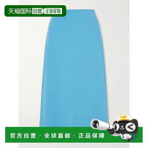 Jil Sander 吉尔 桑达 女士 绉纱中长半身裙 J02M【付后1h可退】