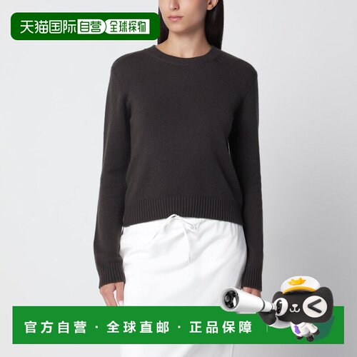 香港直邮LISA YANG 女士 MABLE 深色深绿色羊绒毛衣 2022117WSDFE