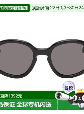 香港直邮LOEWE 罗意威 女士 黑色 Delta Slim 太阳镜 LW40184U500