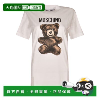1h可退 香港直邮Moschino 莫斯奇诺 女士 短袖T恤 V070905411