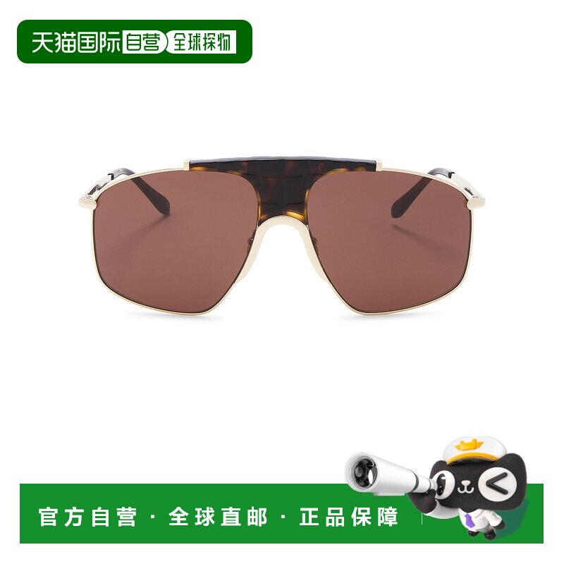 1h可退 美国直邮alaia 女士 Animalier 飞行员太阳眼镜 AA0098S00