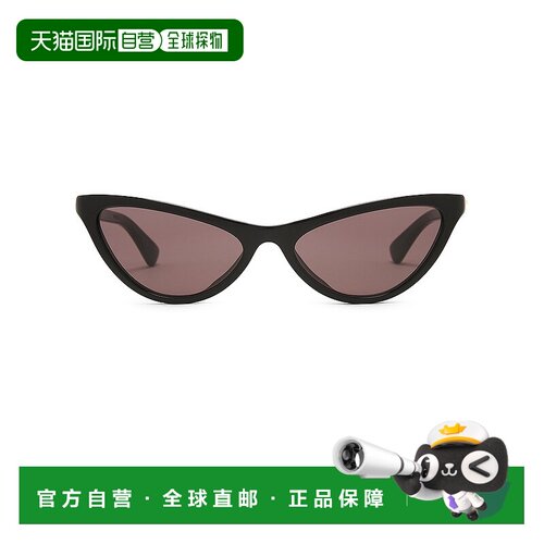 Bottega Veneta 葆蝶家 女士 BLACK-BLACK-GREY 再生醋纤太阳镜