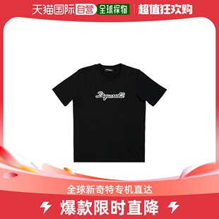 女童Logo刺绣棉质平纹针织T恤童装 香港直邮Dsquared2