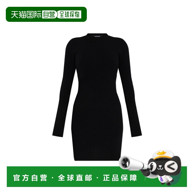 1h可退 香港直邮BALMAIN 女士连衣裙 FF1R8865KI630PA AW2025 黑