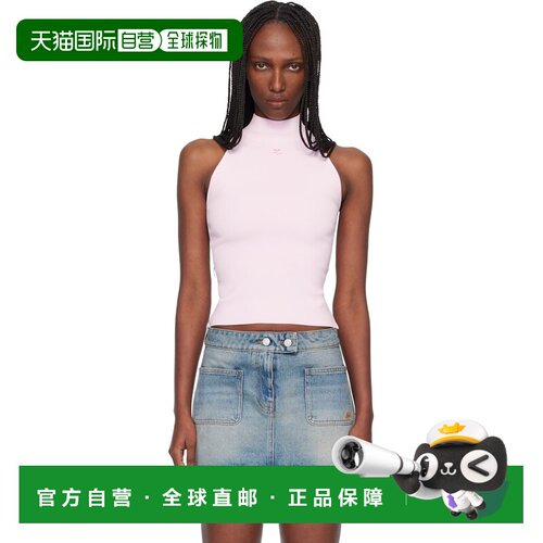 香港直邮Courreges 女士 粉色 Heritage Knit 上装 126MTO480FI00