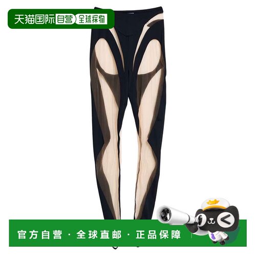 香港直邮Mugler 穆勒 女士 打底裤 brown棕色 舒适时尚