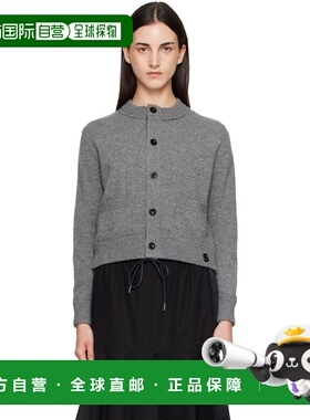 香港直邮Sacai 女士 sacai 灰色开衫 SCW372 grey灰色 舒适时尚