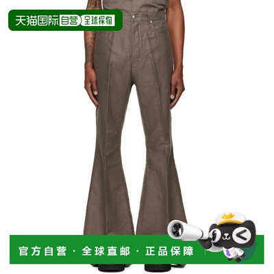 1h可退 香港直邮rick owens 瑞克 欧文斯 男士 灰褐色 Tower Bola