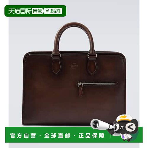 香港直邮Berluti 伯尔鲁帝 男士 Un Jour 皮革公文包